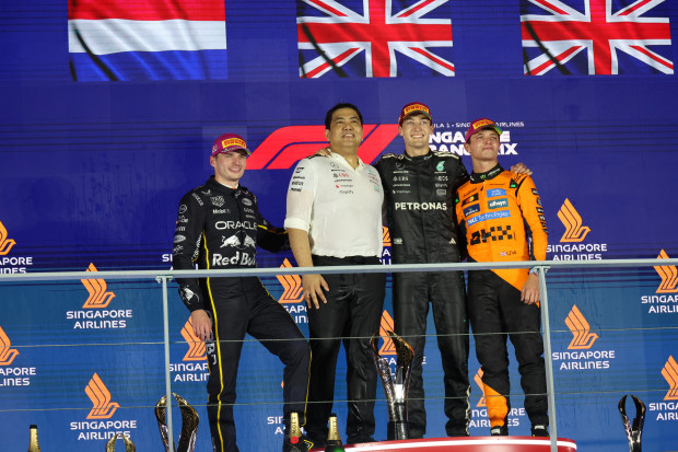George Russel wins Singapore GP; McLaren Constructor’s Campionship